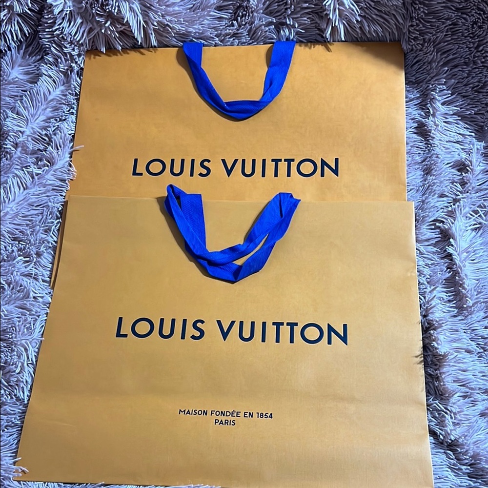 Louis Vuitton shopping bags